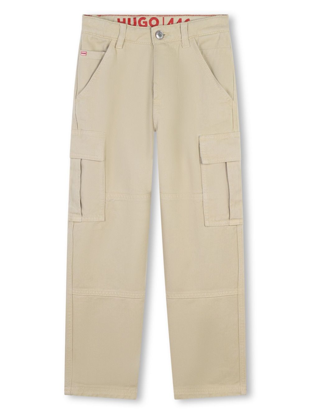 Cotton cargo trousers - Neutrals