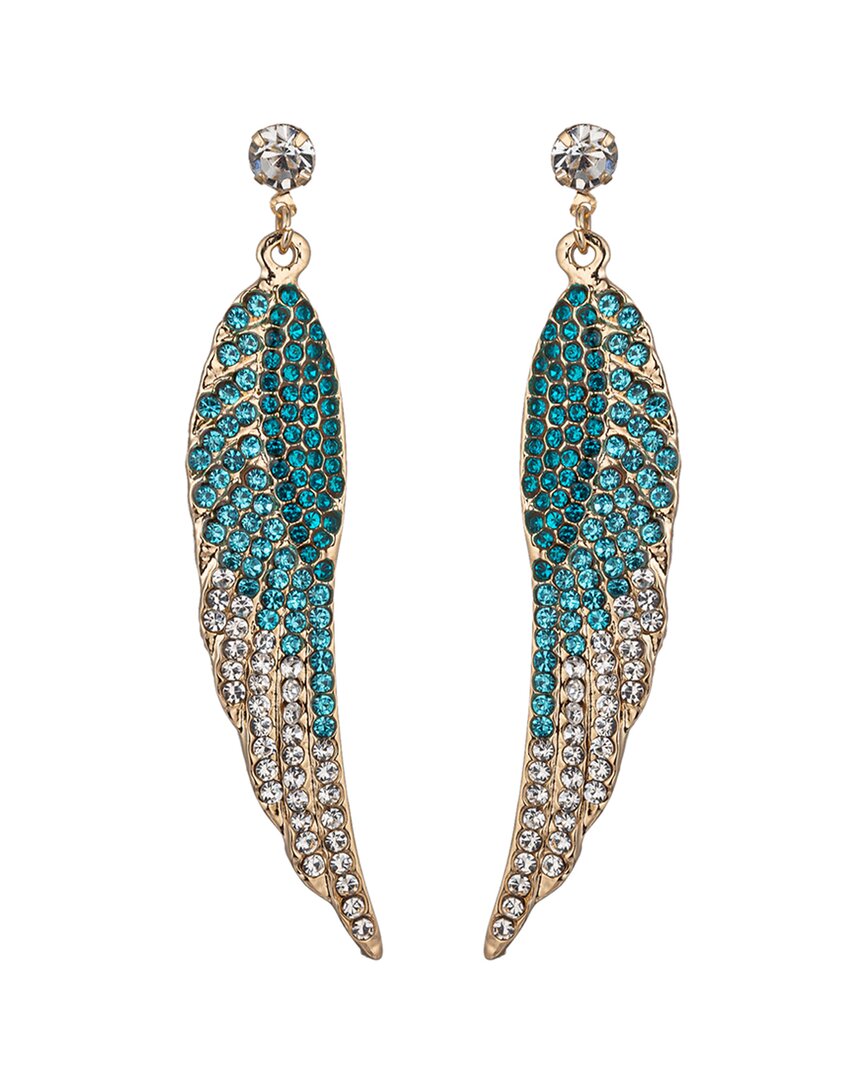 The Luxe Collection Crystal Angel Wings Earrings