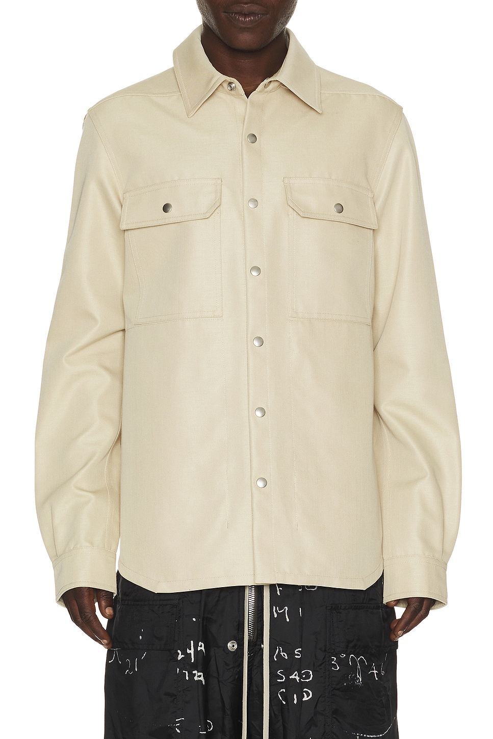 Rick Owens Outershirt in Crea