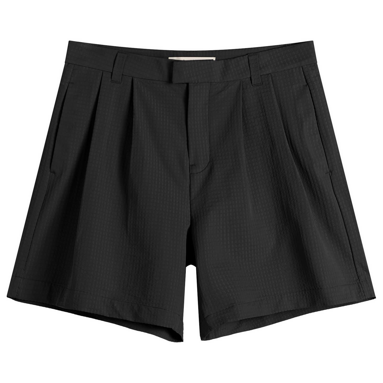 Men's Textured Shorts Black