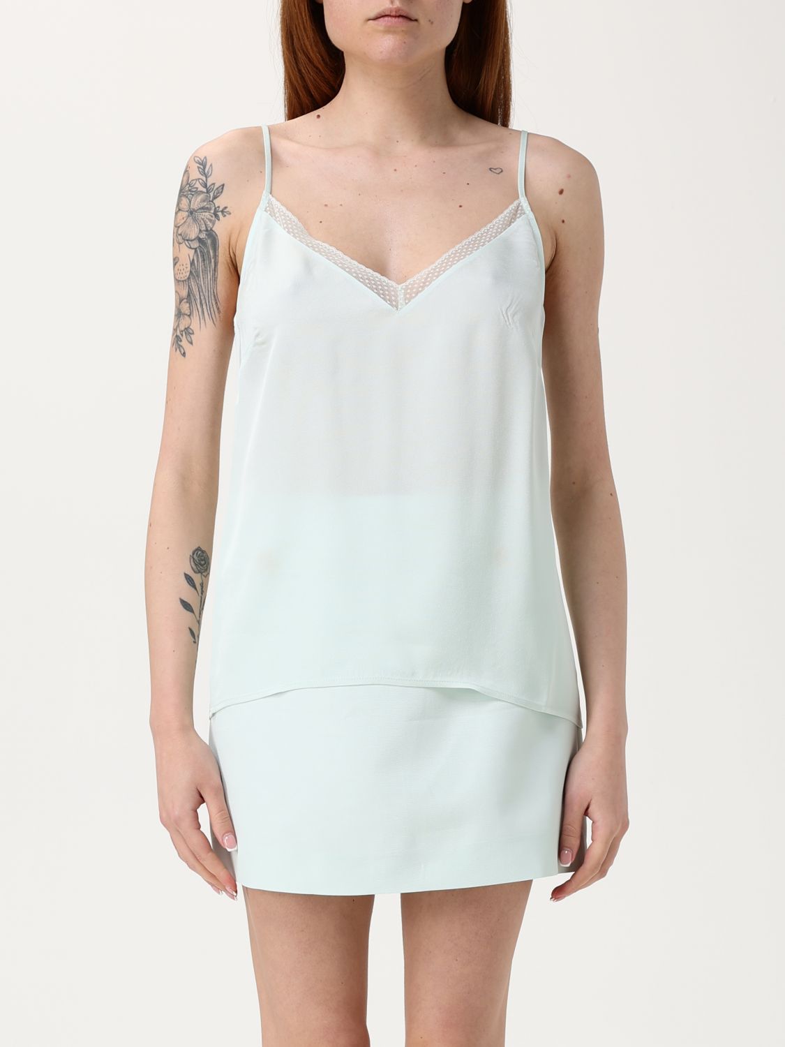 Top TWINSET Woman color Green