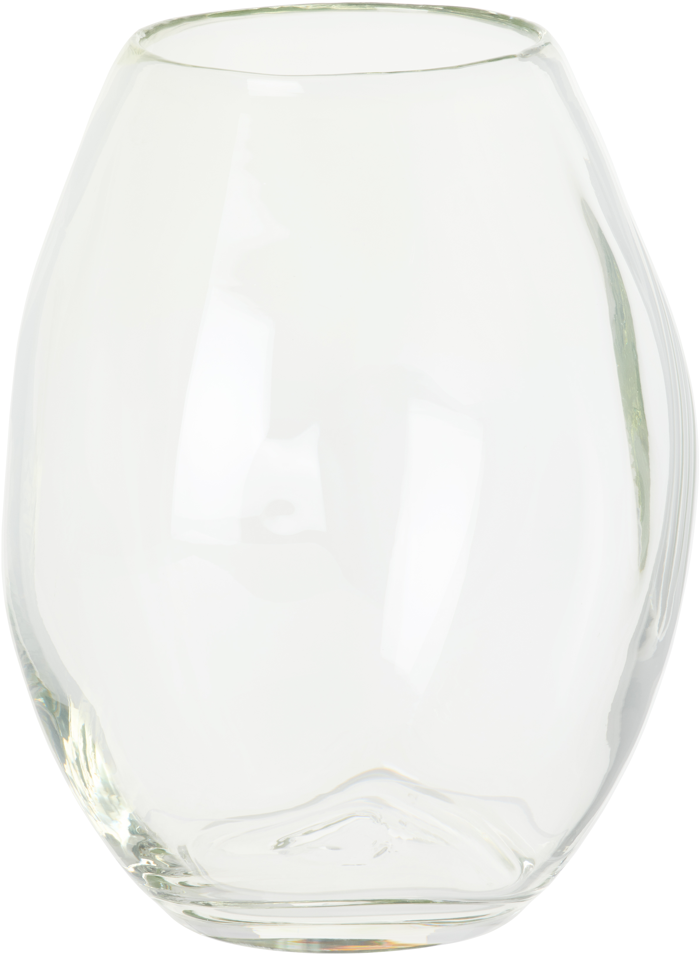 Green Addled Short Vase
