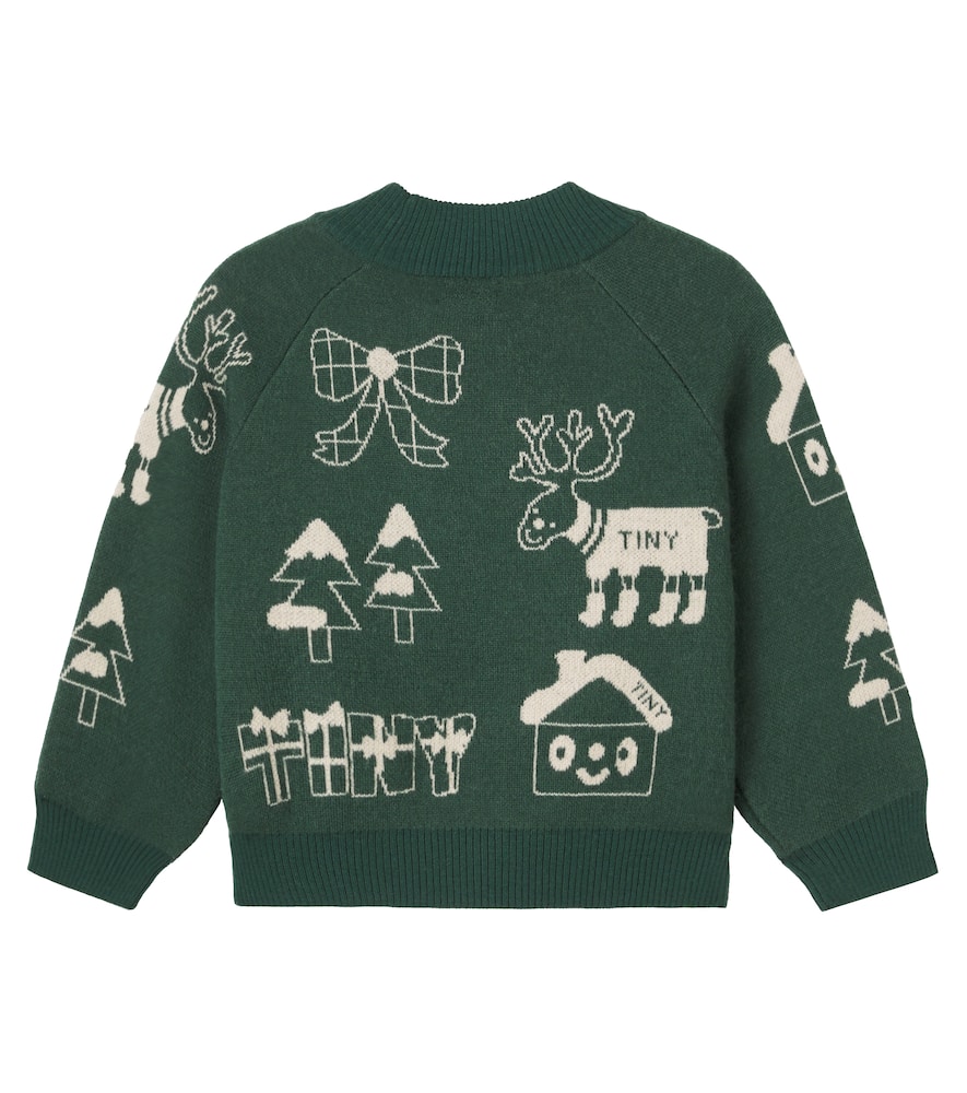 Tiny Town wool-blend sweater
