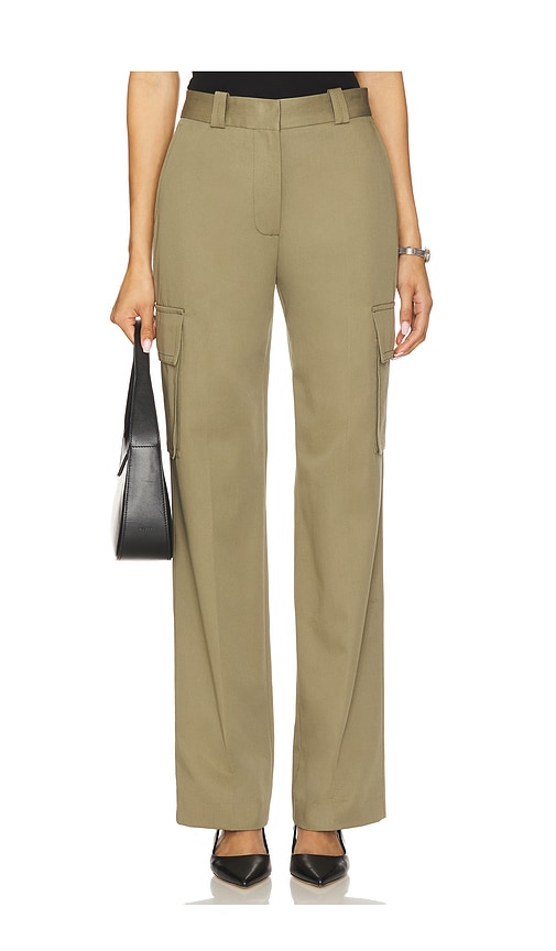 ANINE BING CARGOHOSE DAYTON in Olive. Größe 8. Also in 0