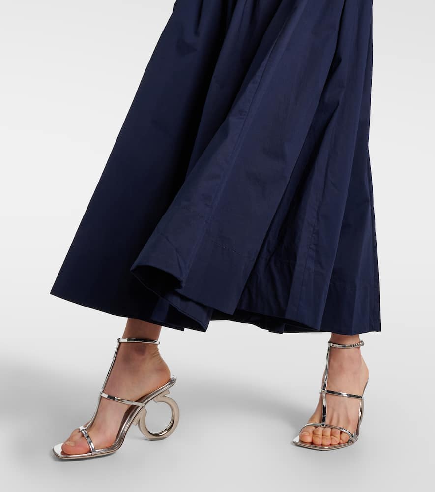 Staud Harrington chino and poplin maxi dress
