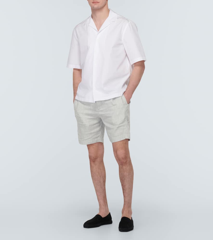 Frescobol Carioca Oscar linen and cotton straight pants