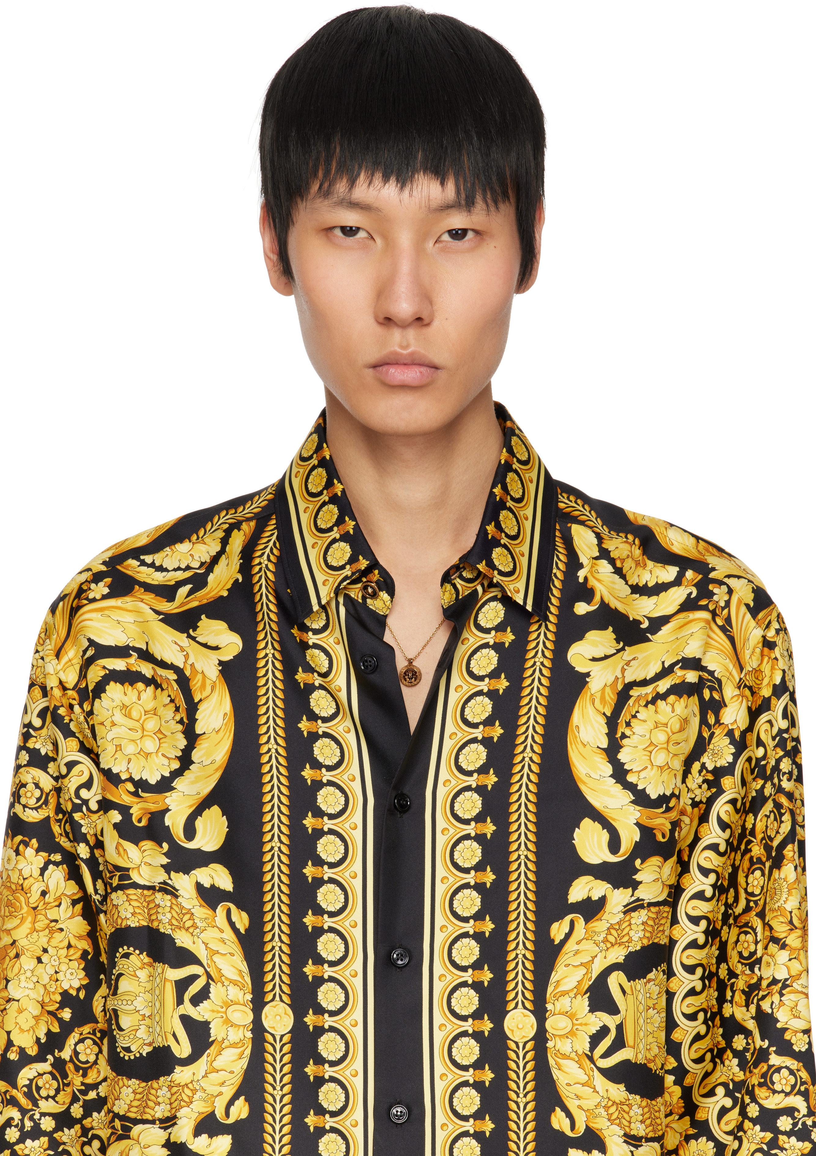 Versace Gold Medusa '95 Pendant Necklace