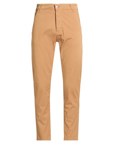 Man Pants Camel Size 31 Cotton, Elastane