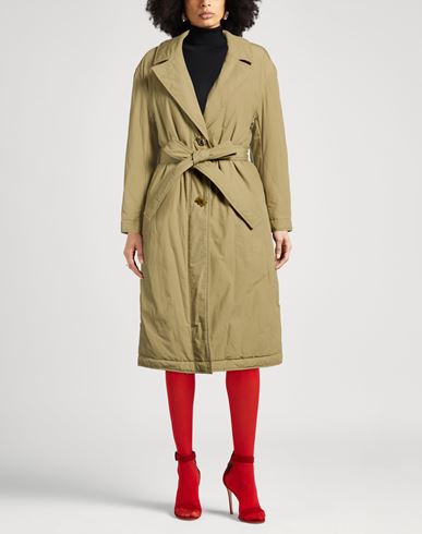 Woman Coat Military green Size L Organic cotton