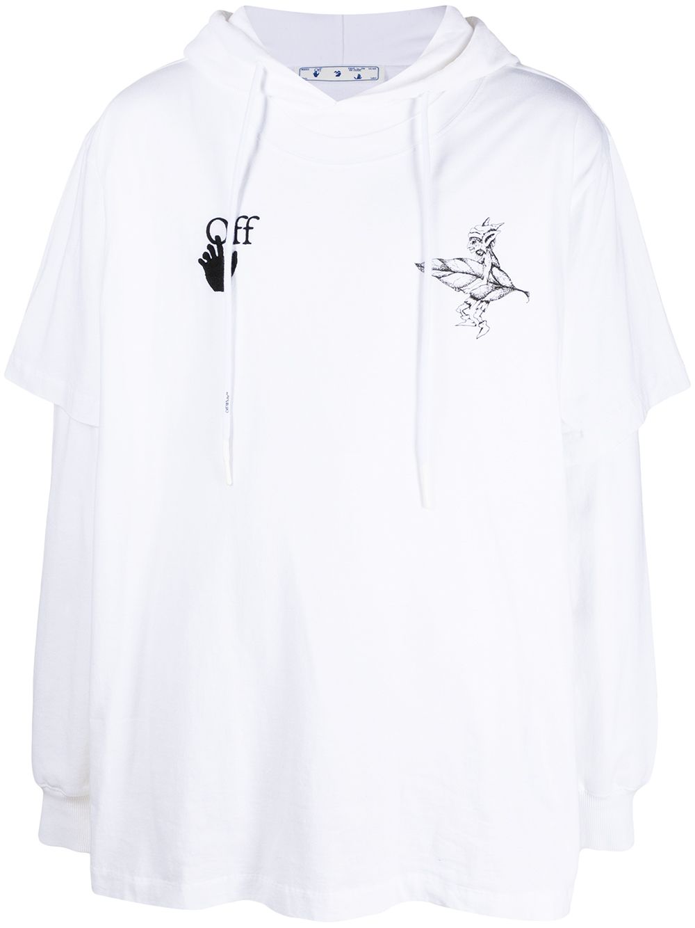Graphic-print hoodie