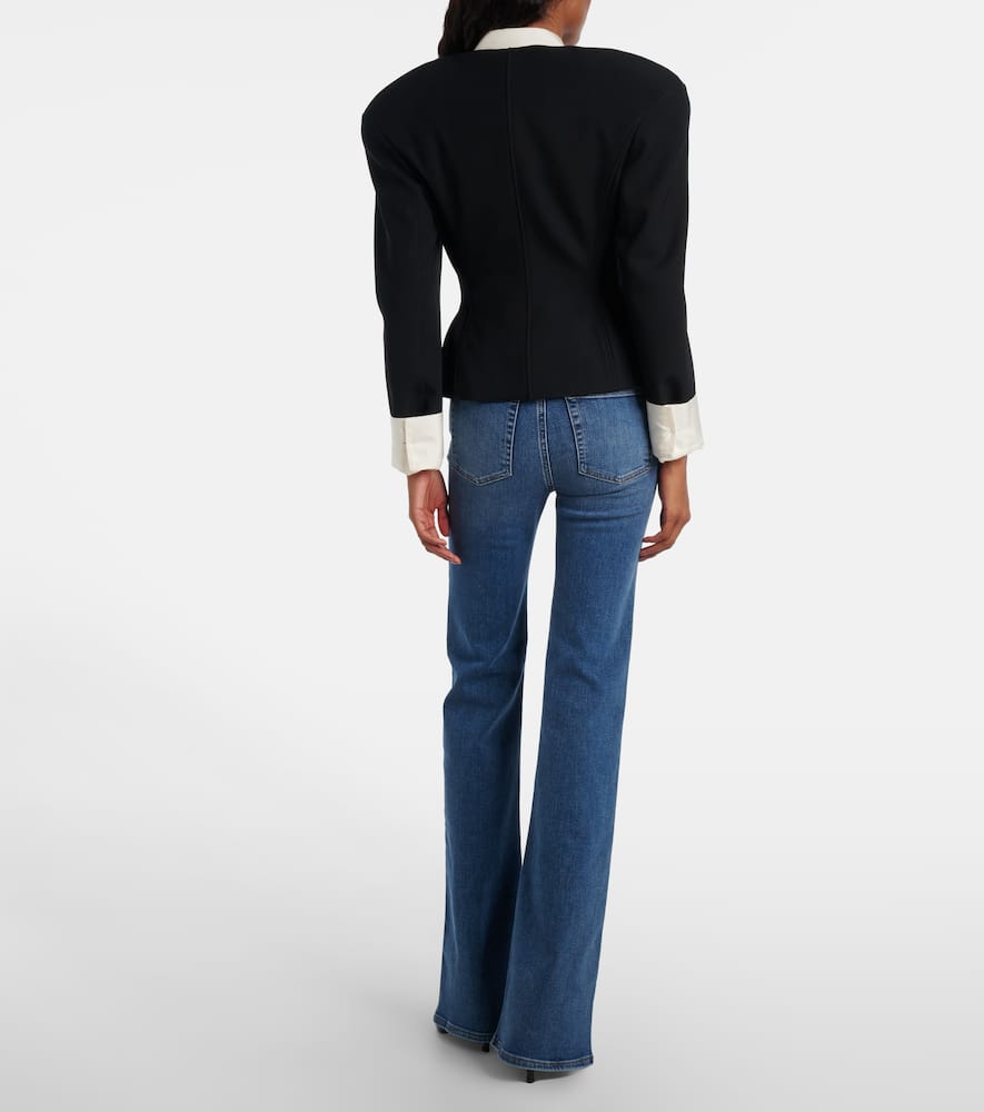 The Icon Long mid-rise flared jeans