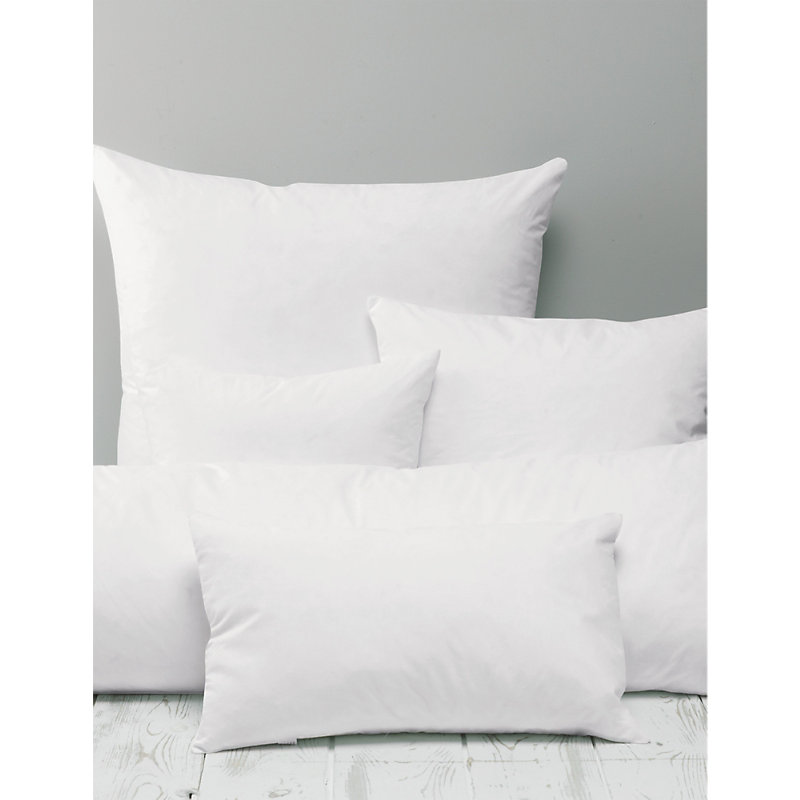 None/Clear Small Rectangle Cotton and Duck Feather Cushion pad 30cm x 50cm Standard