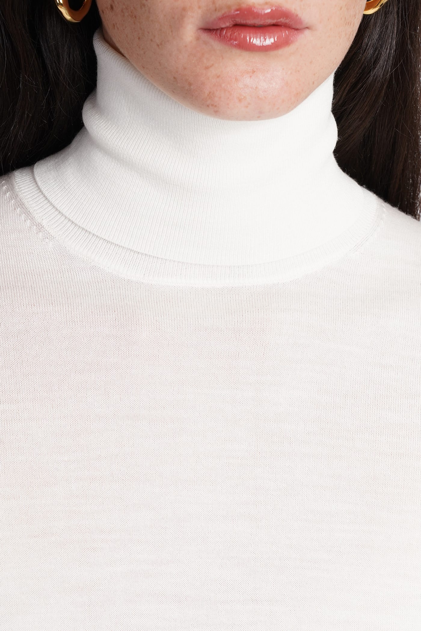 Knitwear In Beige Wool