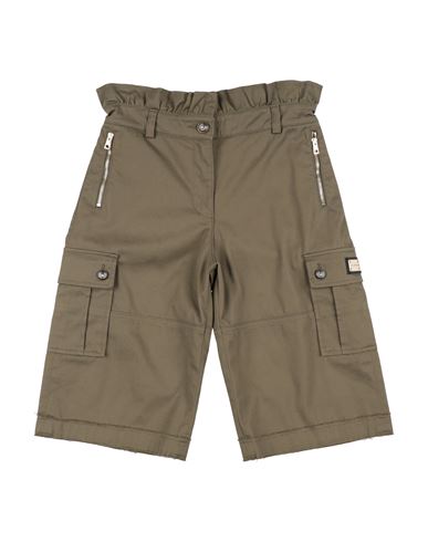 Kid Girl Shorts & Bermuda Shorts Military green