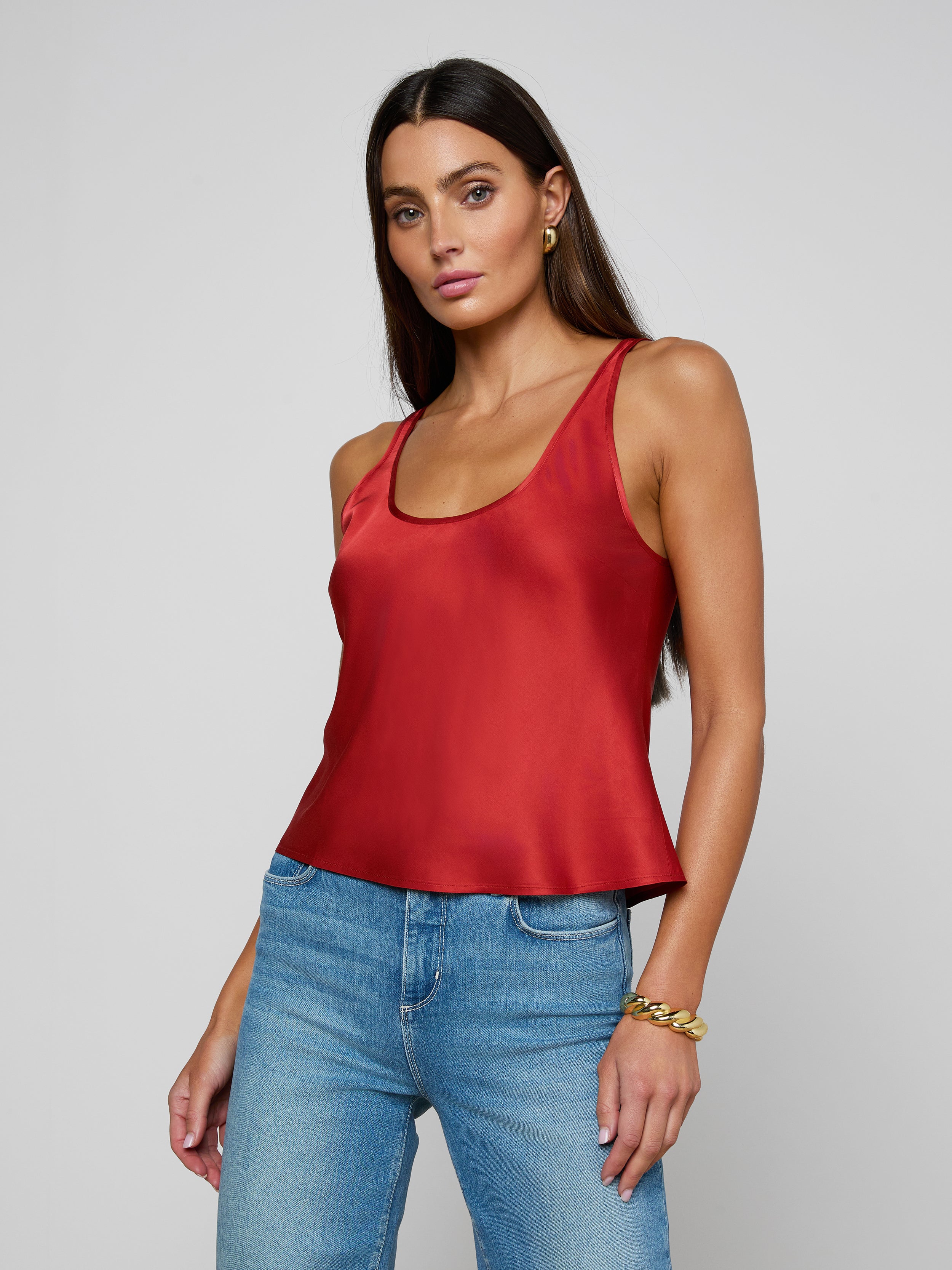 Eddie Tank Top In Poppy