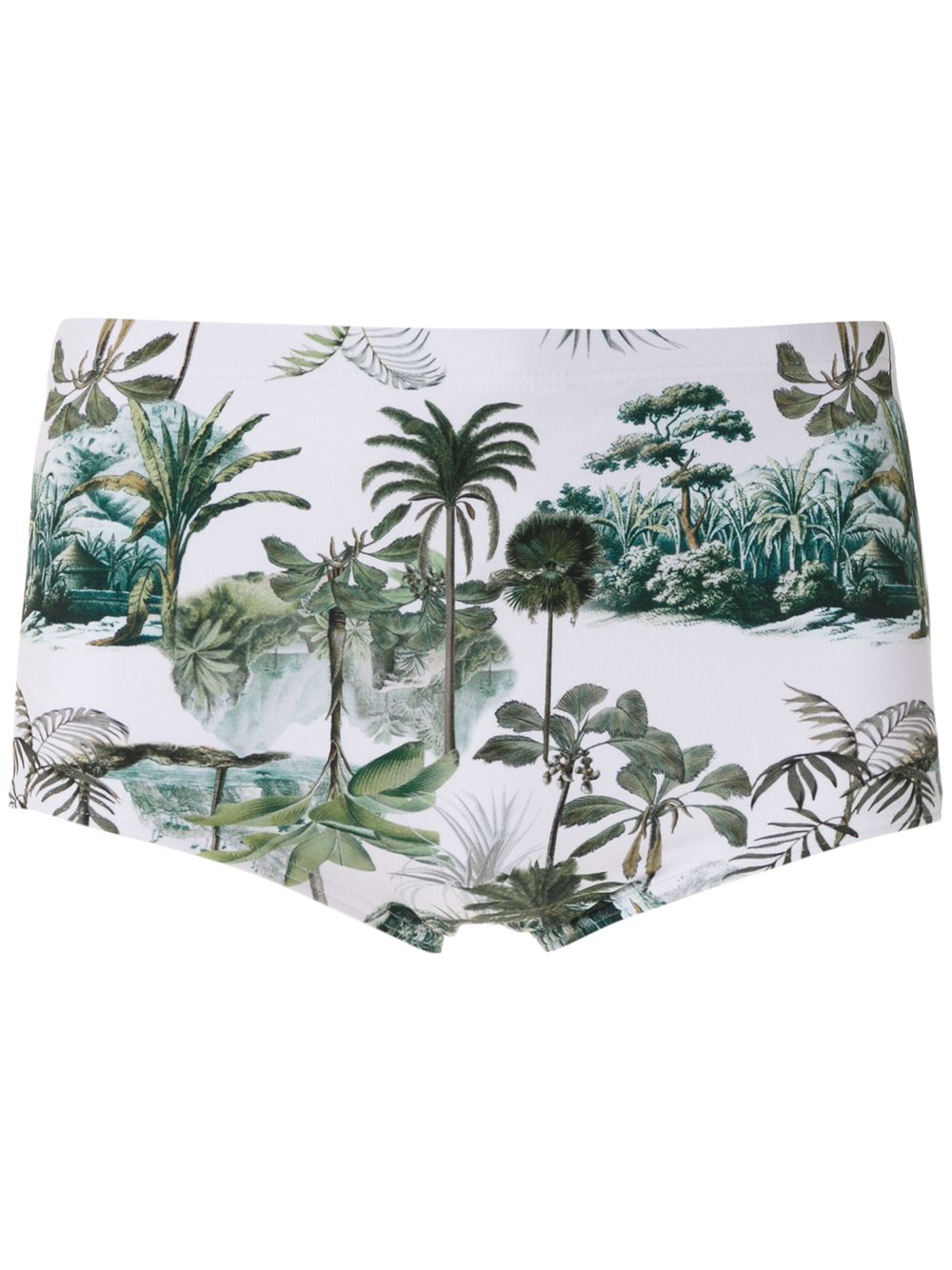 Copacabana printed trunks - White