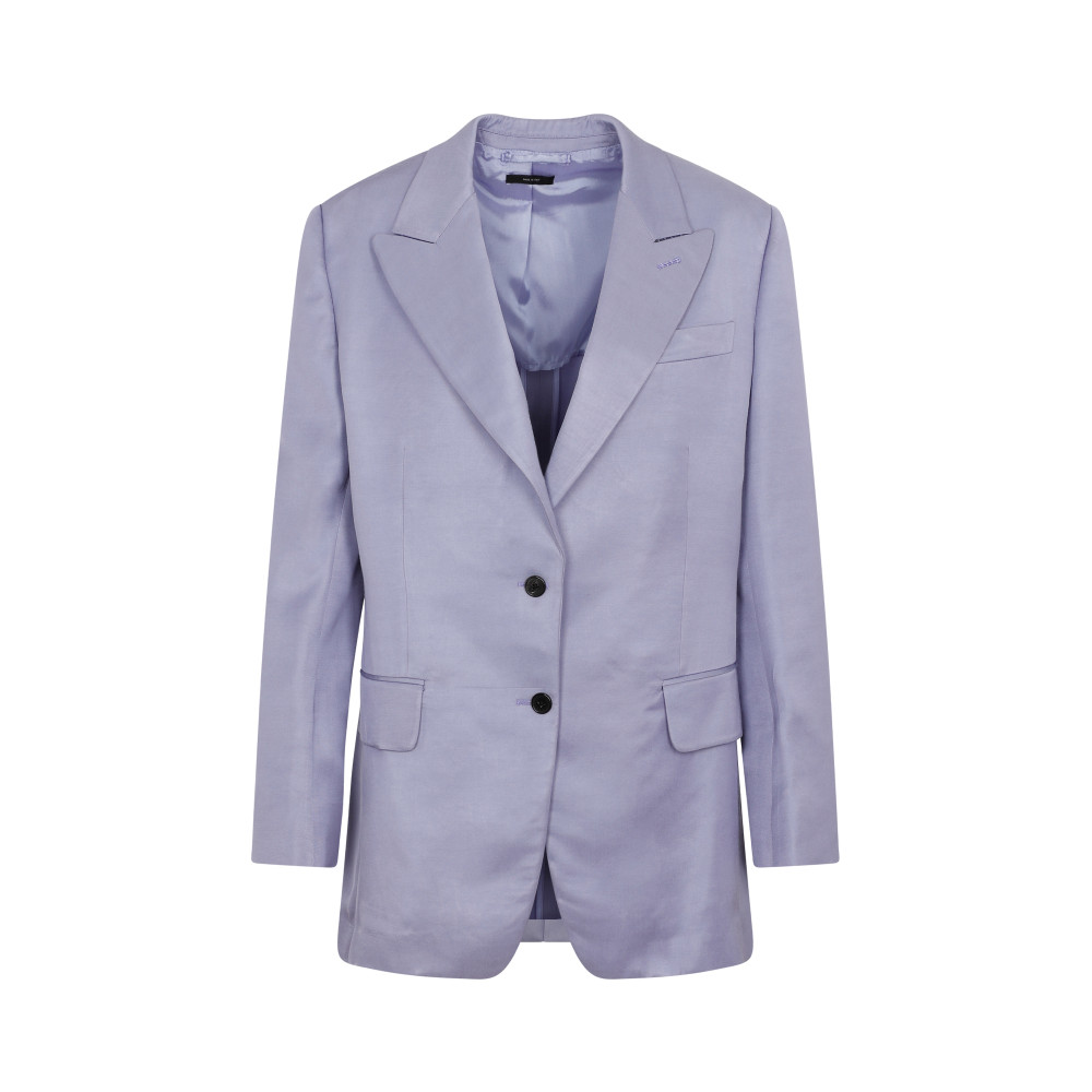 Soft Fluid Twill Boyfriend Jacket