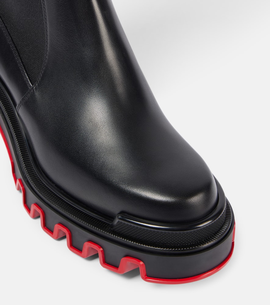 Christian Louboutin Marchacroche Dune leather knee-high boots