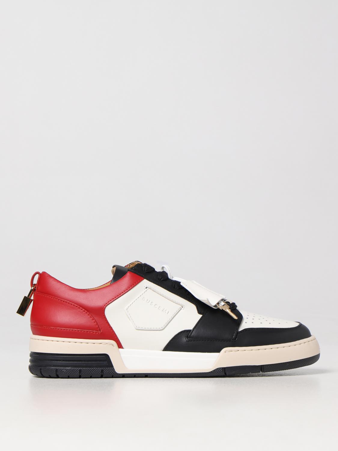 Colour-blocked low-top sneakers - Black