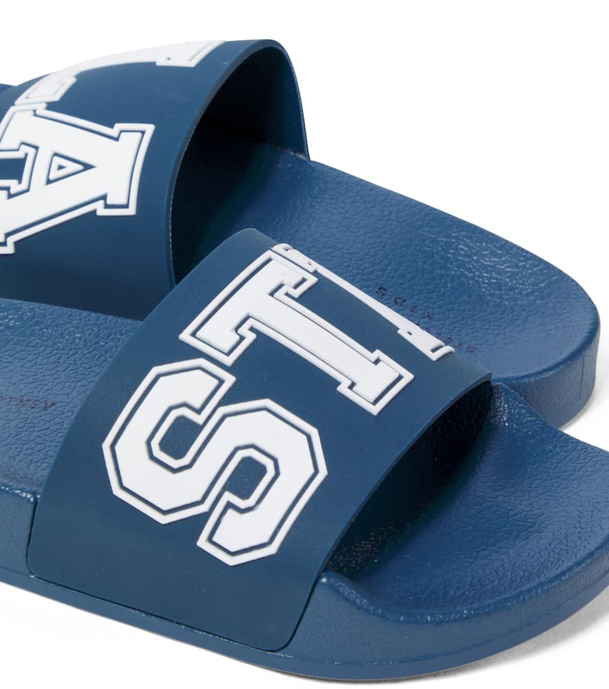 Stella McCartney Kids Faux leather slides