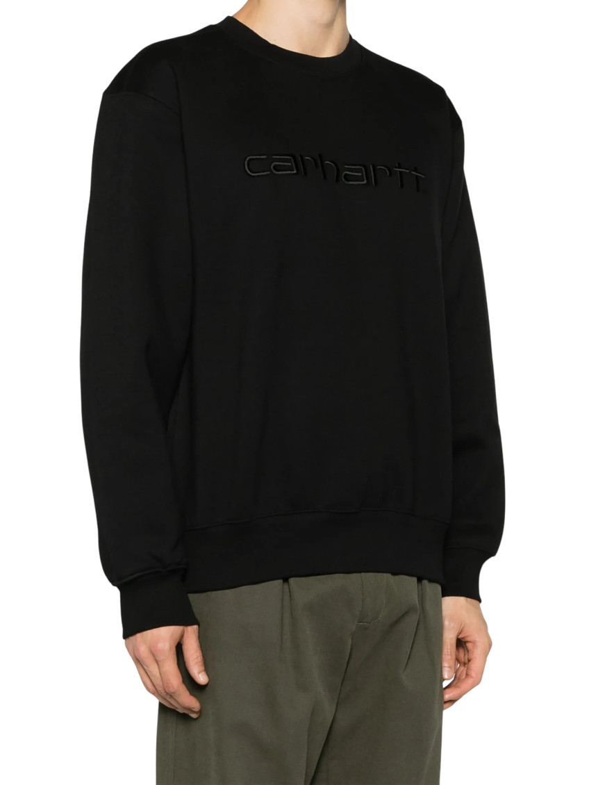 Black Crew Neck Sweatshirt