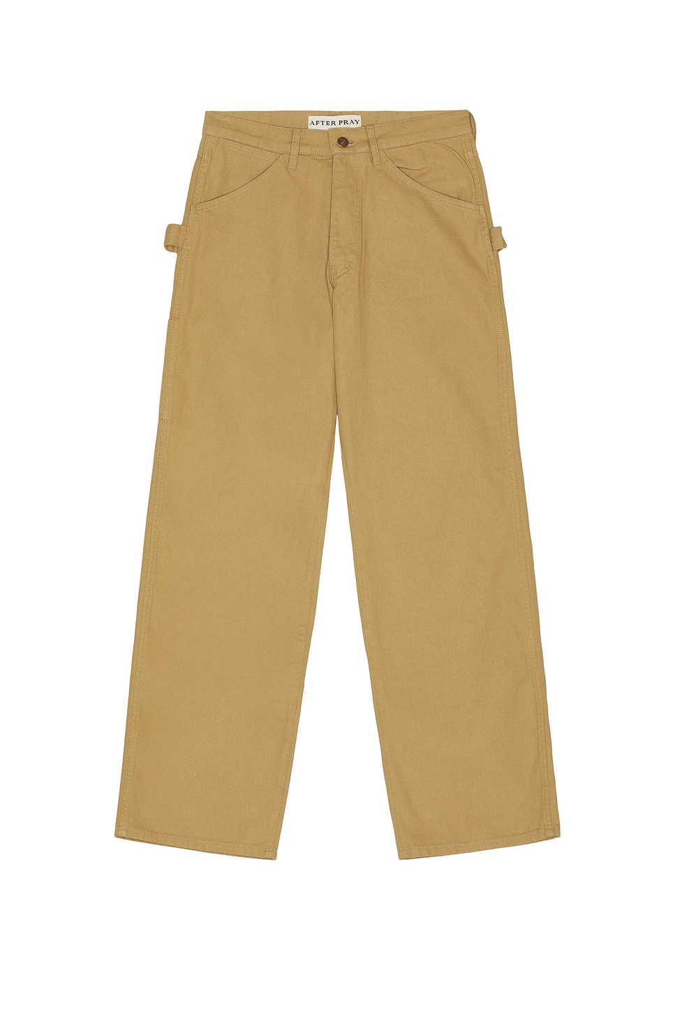 After Pray Neo Washed Work Pants in Beige. S also in