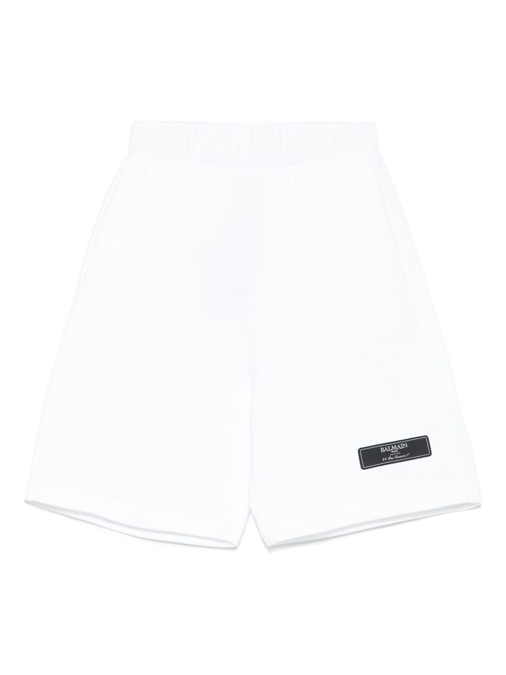 Logo-patch shorts - White