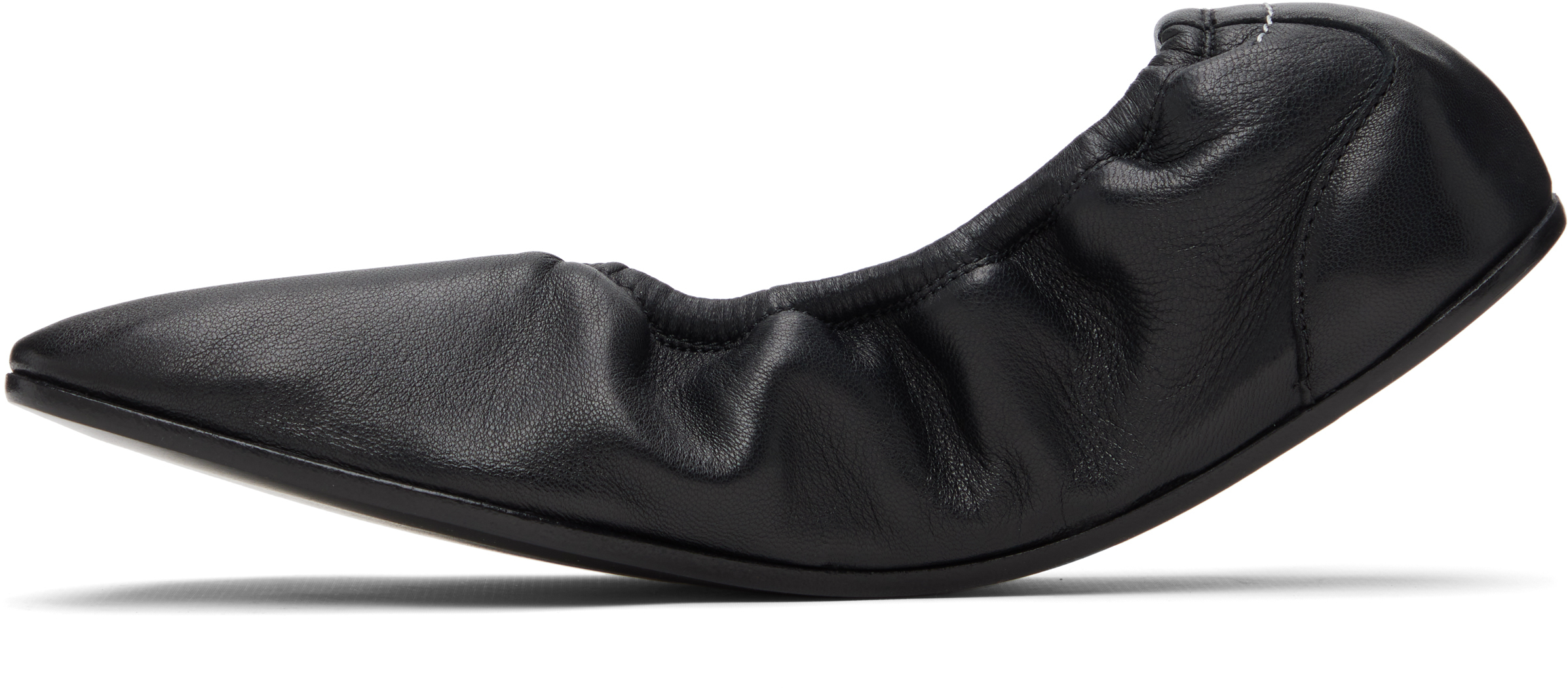 Black Anatomic Travel Ballerina Flats
