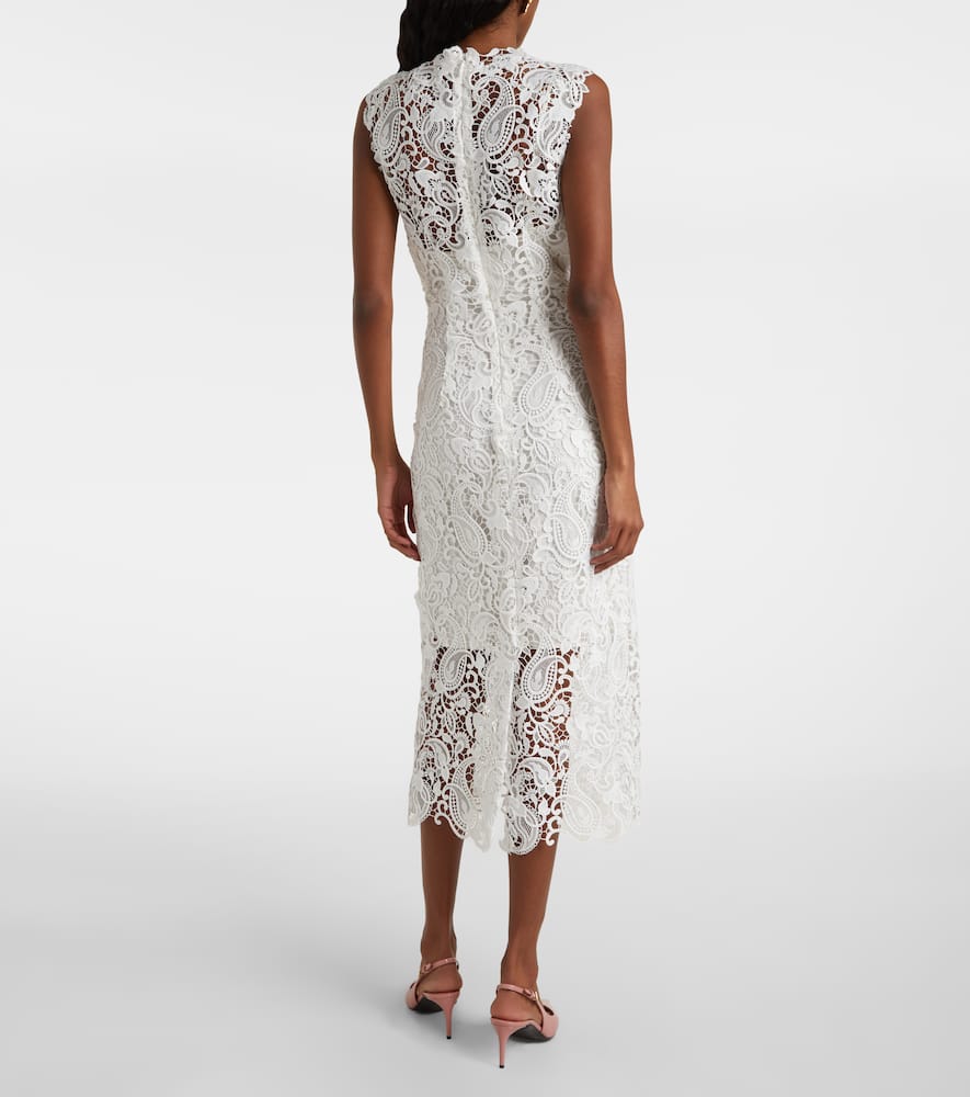 Lace midi dress