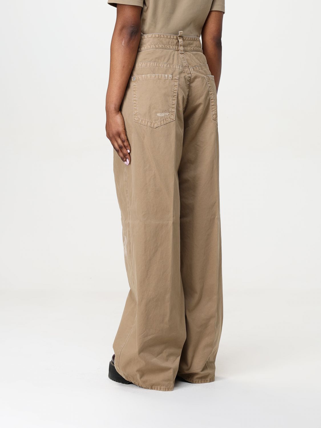Pants DSQUARED2 Woman color Beige