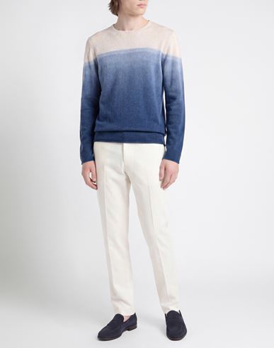 Man Sweater Slate blue Size L Cashmere
