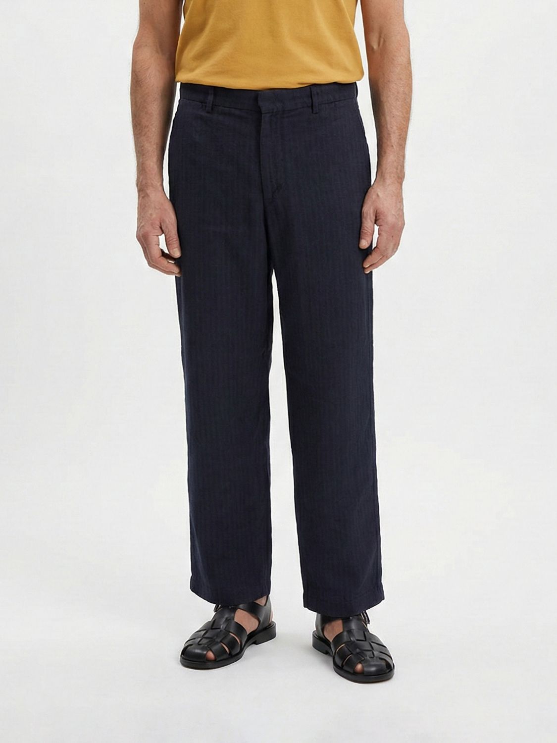 Pants Men color Navy