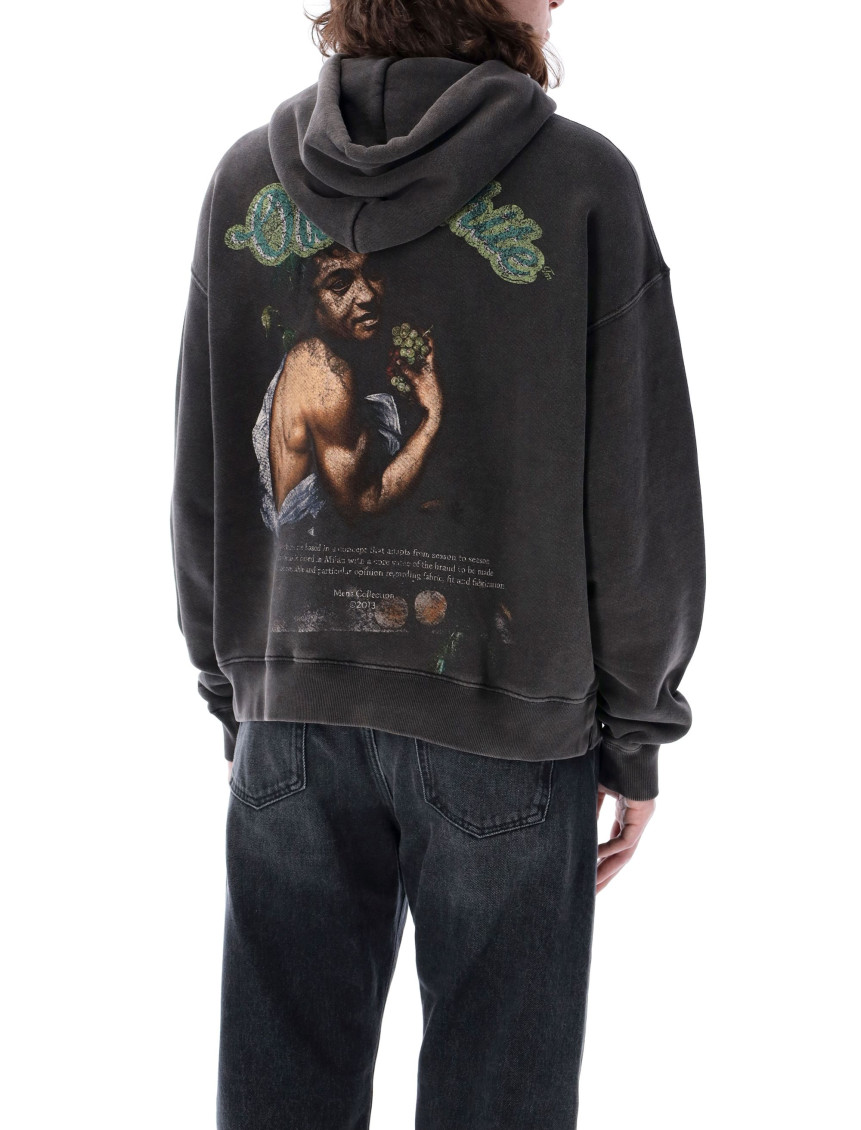 Bacchus Skate graphic-print hoodie - Black
