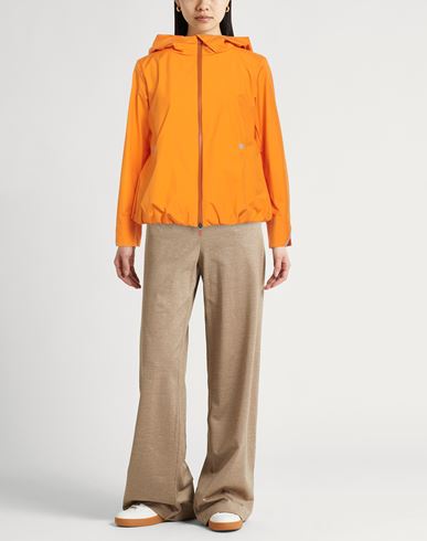 Woman Jacket Orange Size 10 Polyester