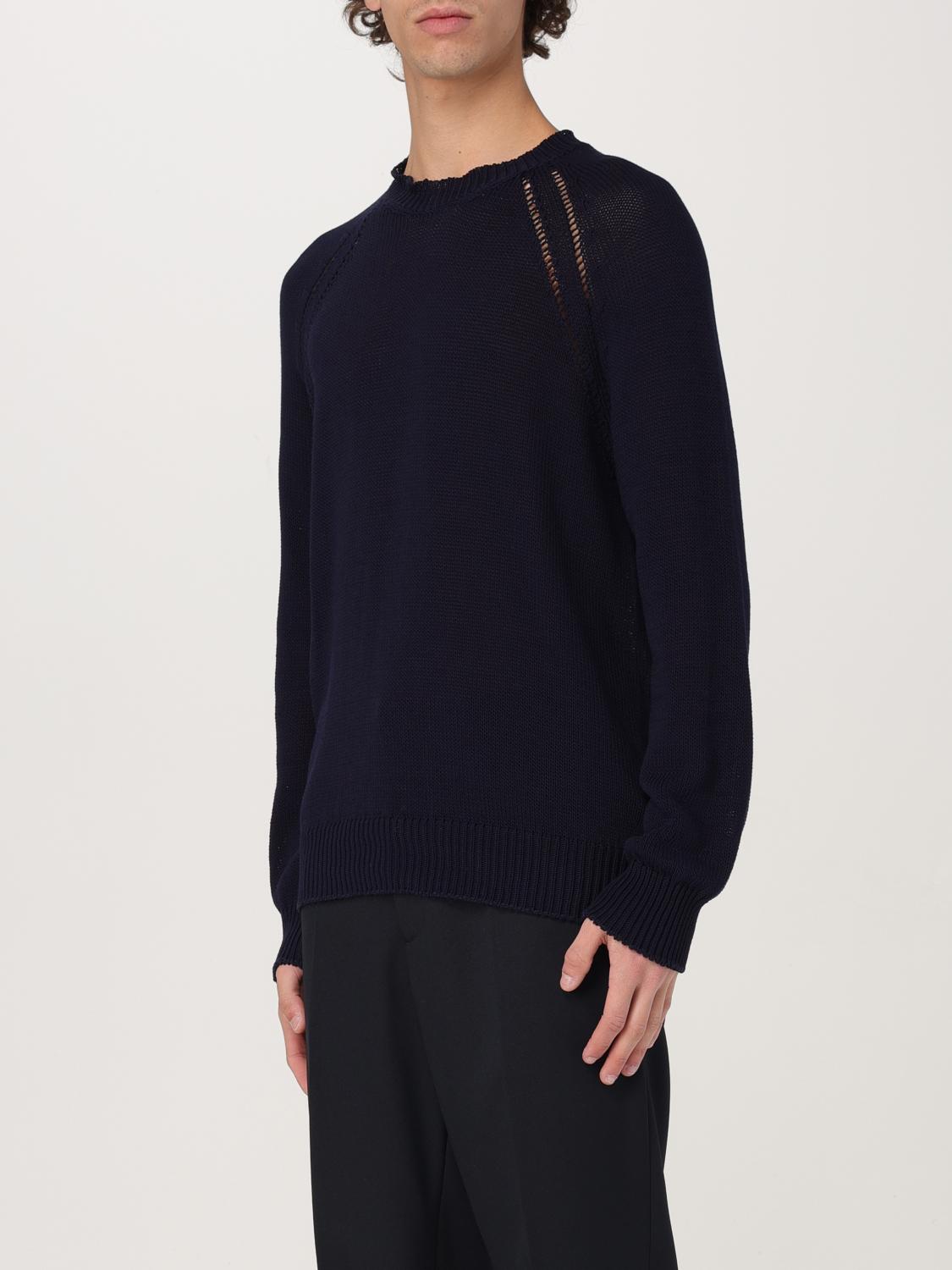 Fine-knit cotton jumper - Green