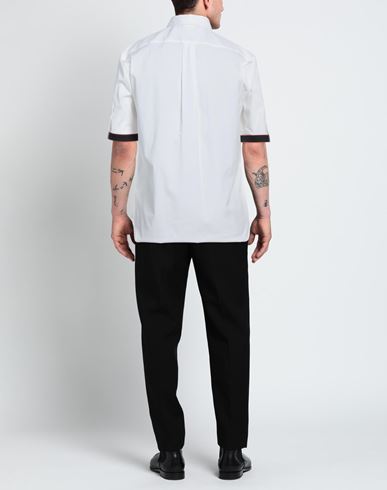 Man Shirt White Size 15 Cotton, Elastane, Polyester