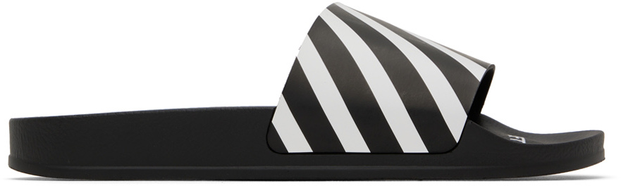 Black & White Diag Pool Slides