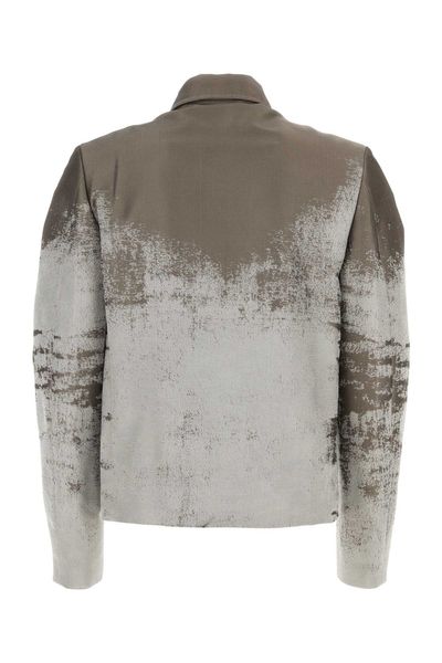 Diesel J-Pylon Abstract-Pattern Zipped Jacket