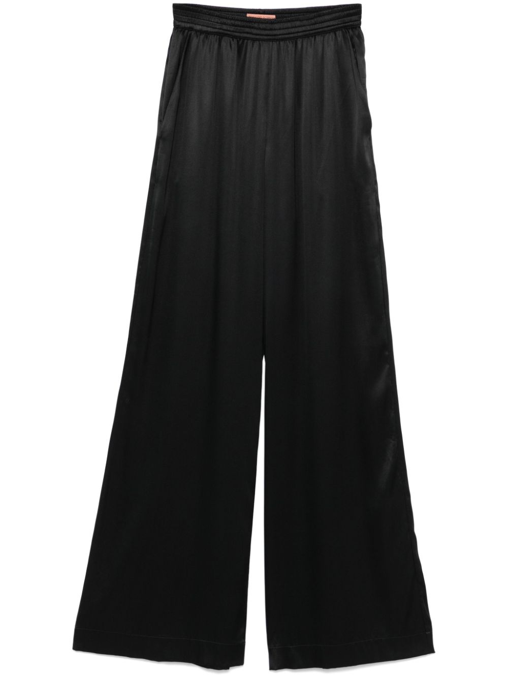 Satin trousers - Black