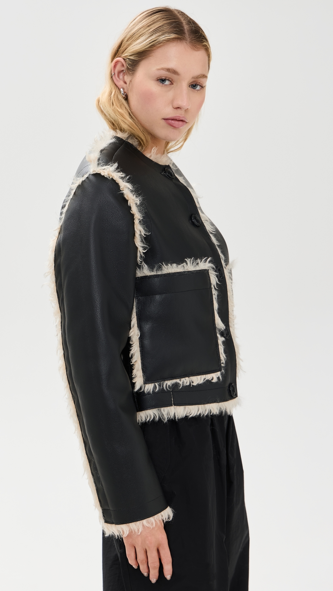 Lucine Jacket Black/Off White
