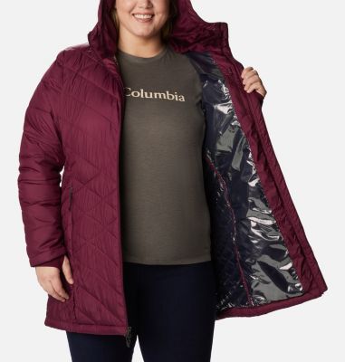 Women's Heavenly  Long Hooded Jacket - Plus Size-