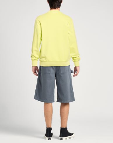 Man Sweatshirt Lime green Size XS Cotton, Elastane