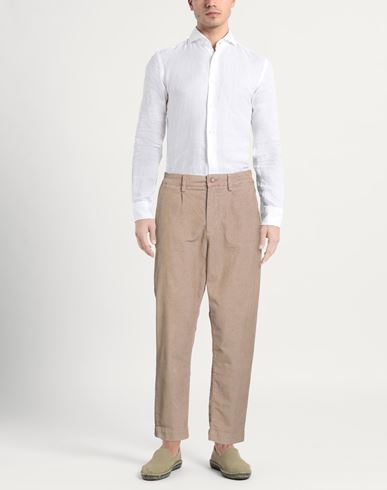 Man Pants Light brown Size 30 Cotton, Elastane
