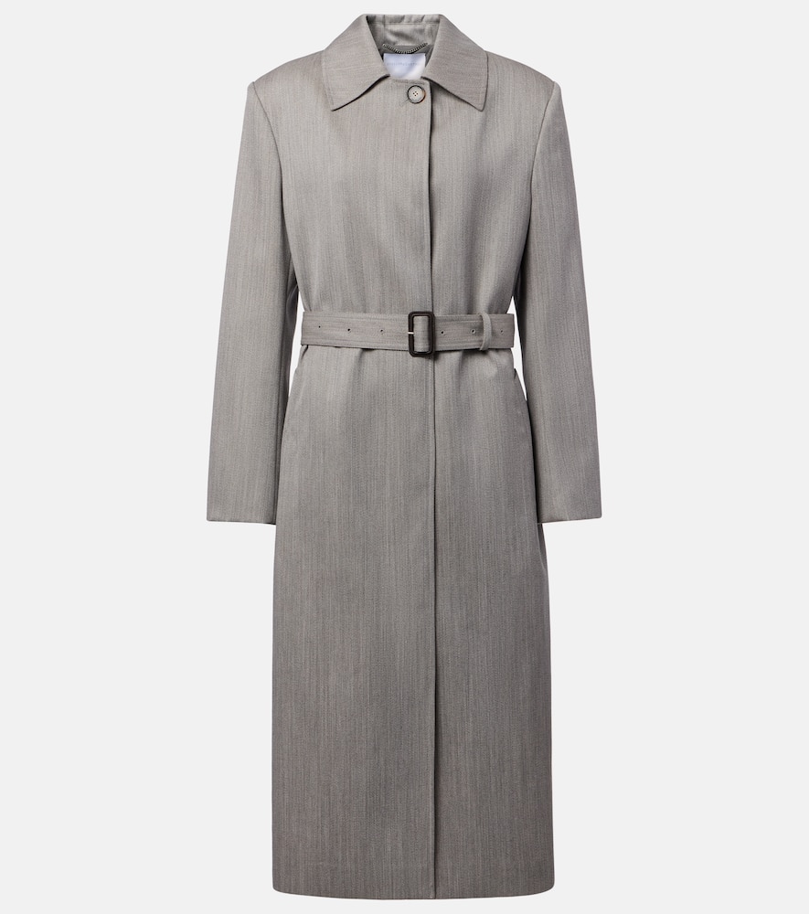 Wool-blend coat
