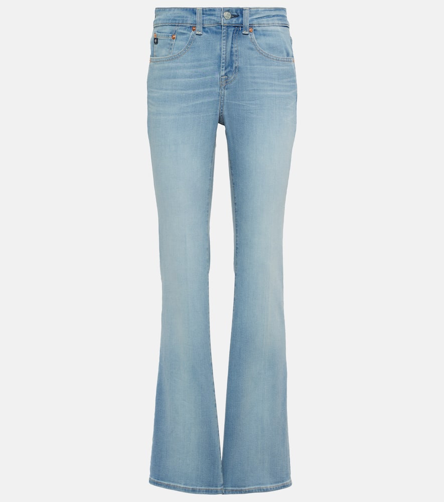 Embroidered flared jeans