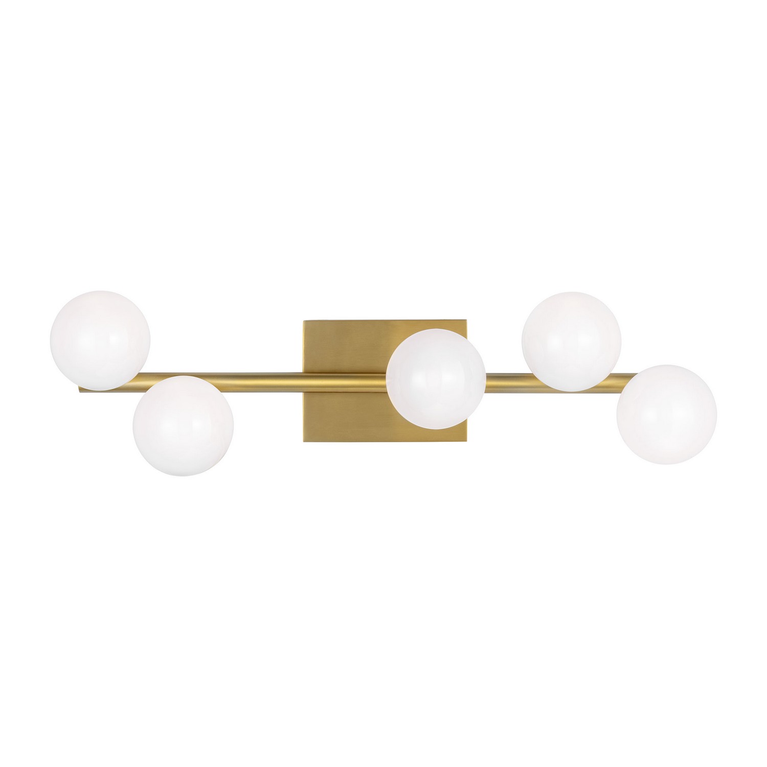 Burnished Brass Bathroom Vanity Light from the Altair Collection
