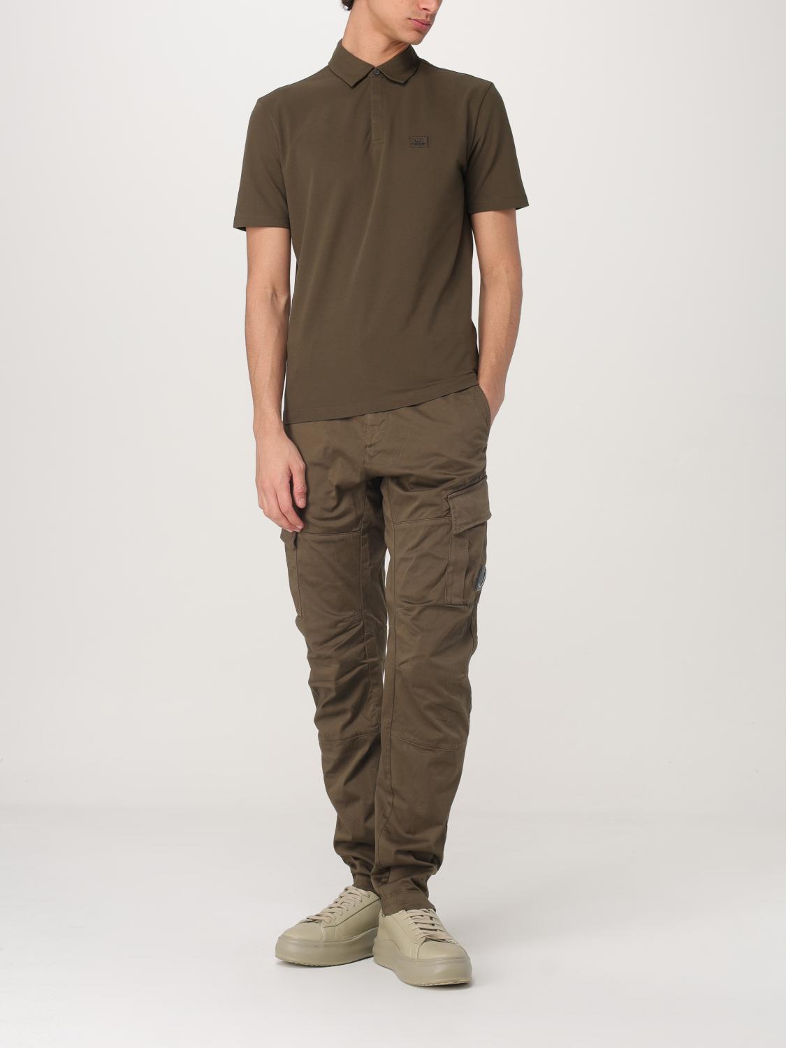Polo Shirt Men color Green