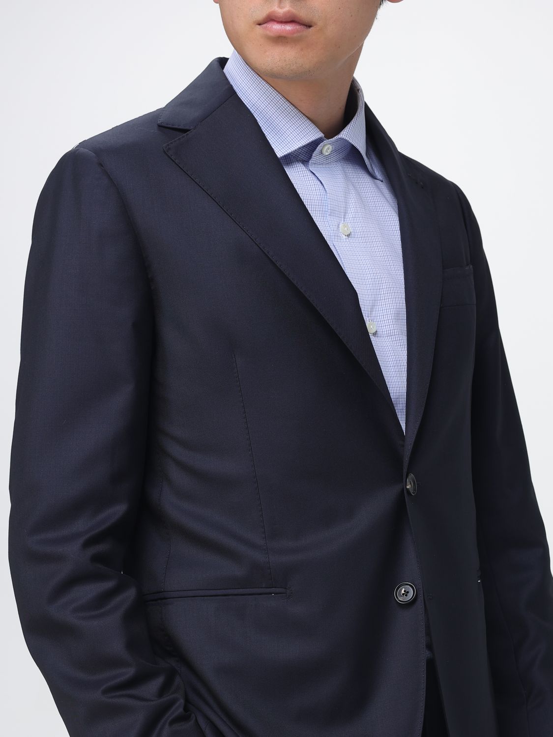 Suit Men color Navy