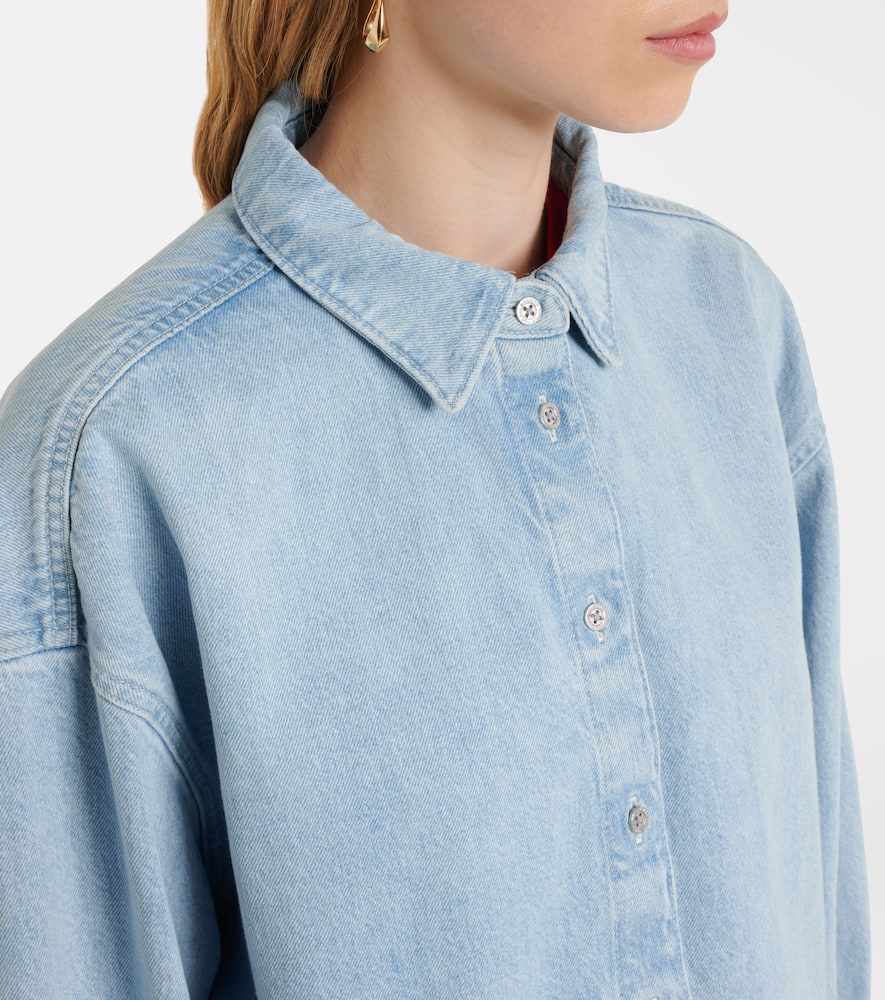 Nina oversized denim shirt
