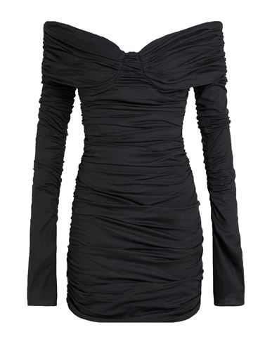 Woman Mini dress Black Size 2 Cotton